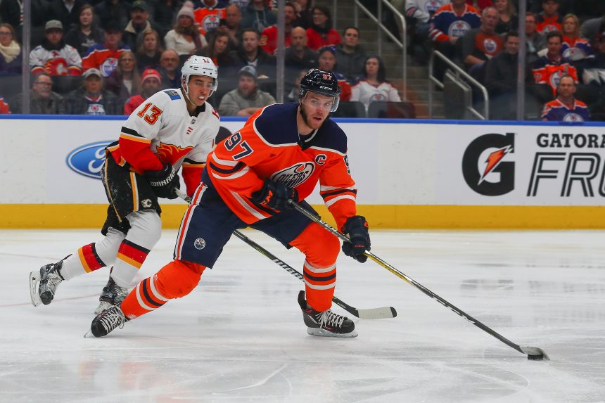 McDavid and Gaudreau Duel in Battle of Alberta