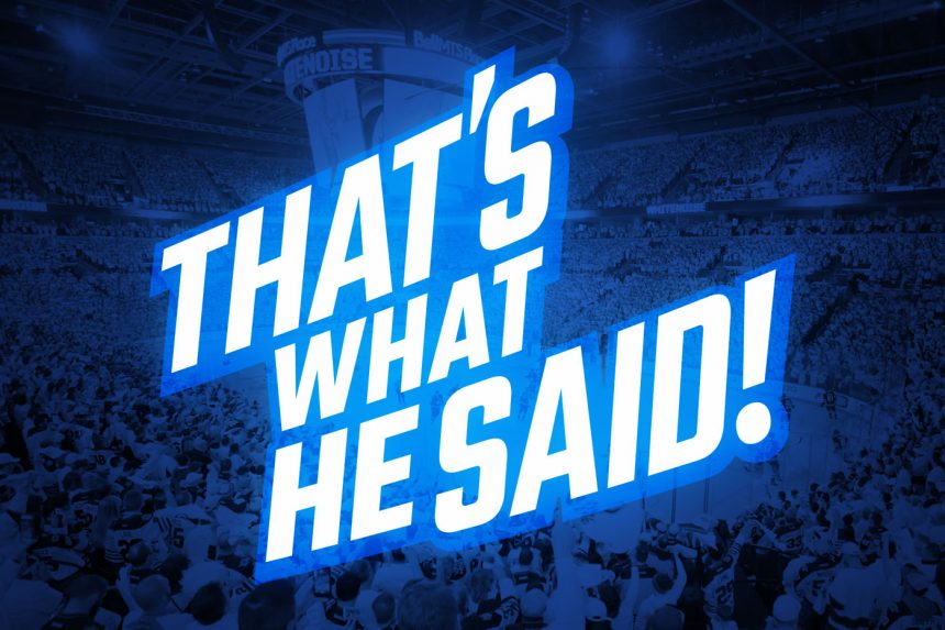 That’s What He Said – Zach Parise That’s What He Said – Zach Parise