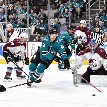 Styles Clash between the Avalanche and Sharks in Round 2