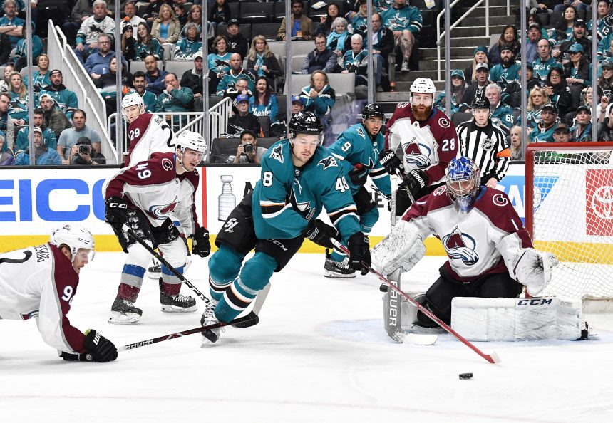 Styles Clash between the Avalanche and Sharks in Round 2