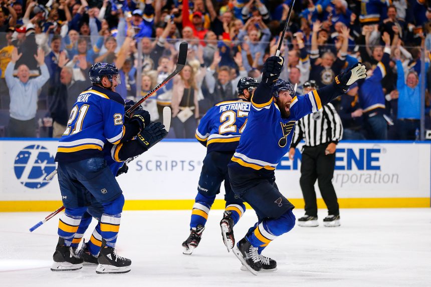 The Blues Hogged the Puck All the Way to the Conference Finals